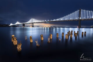 Bay Bridge At Night