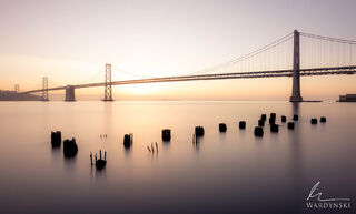 Bay Bridge At Sunrise