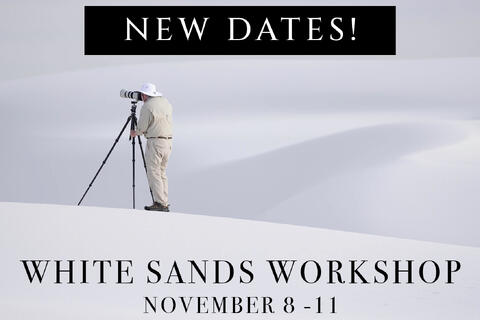 NEW WHITE SANDS FALL PHOTOGRAPHY WORKSHOP DATES | NOV 8TH -11TH | 2024