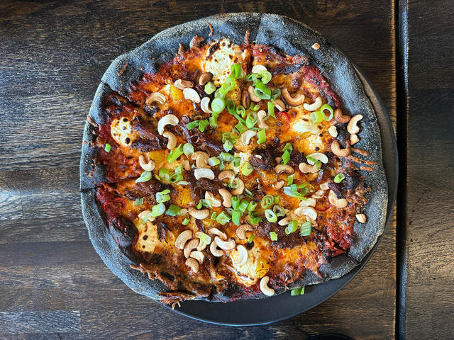 Black Crust Pizza in Vik, Iceland