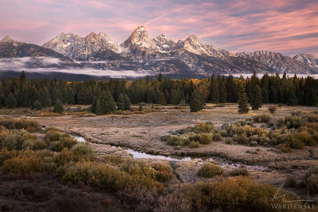 Grand Teton Photography at sunrise from Blacktail ponds