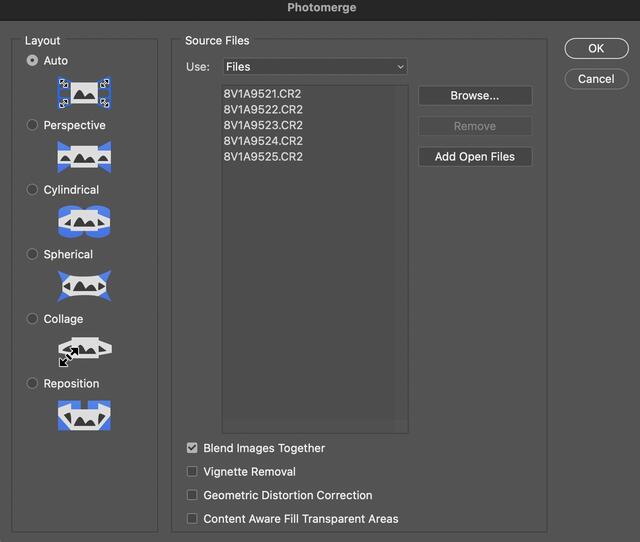 How to create a panorama in photoshop