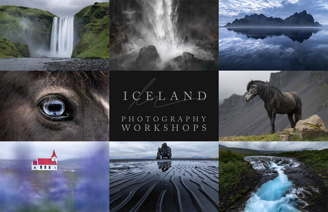 Iceland photography workshop ad