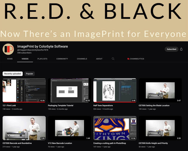 Image Print Rip Software traiing