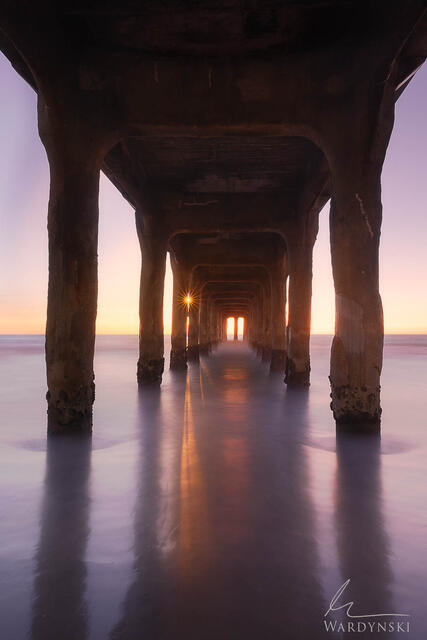 La Sunset Coastal photography wall art