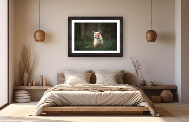 Luxury Wildlife Art titled Contemplating Fox Fine Art Photograph