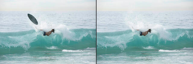Removing tourist with the clone stamp tool in PS