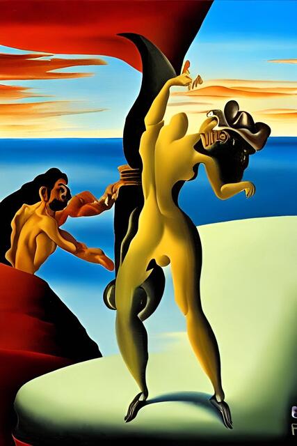 Salvador dali ai art ripoff 