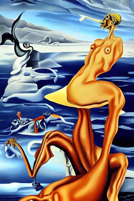 Salvador dali art ripoff